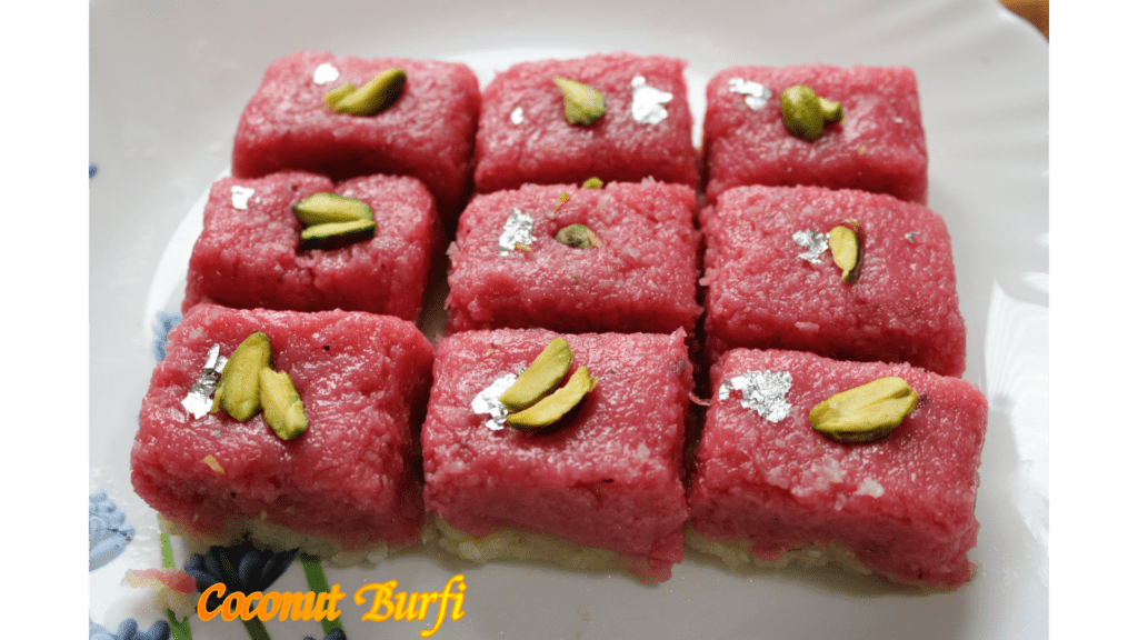 Coconut Burfi| Nariyal Barfi