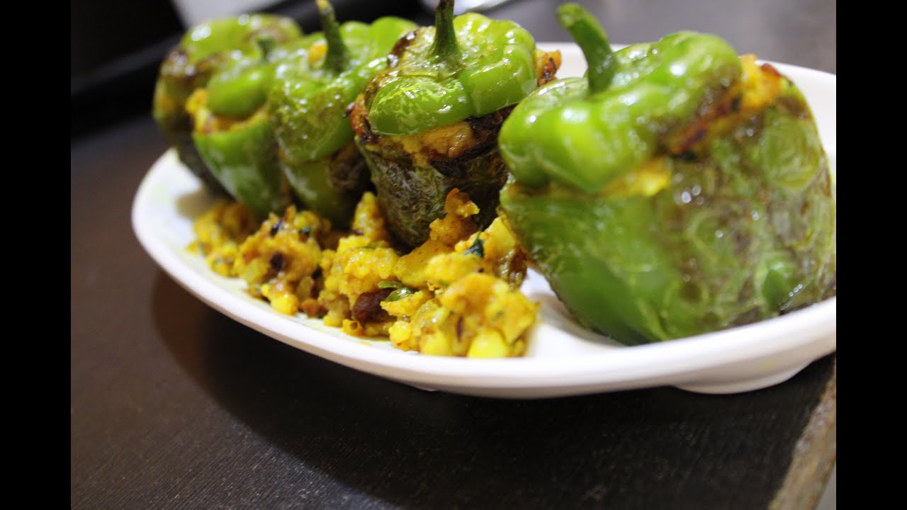 Potato Stuffed Bell Pepper